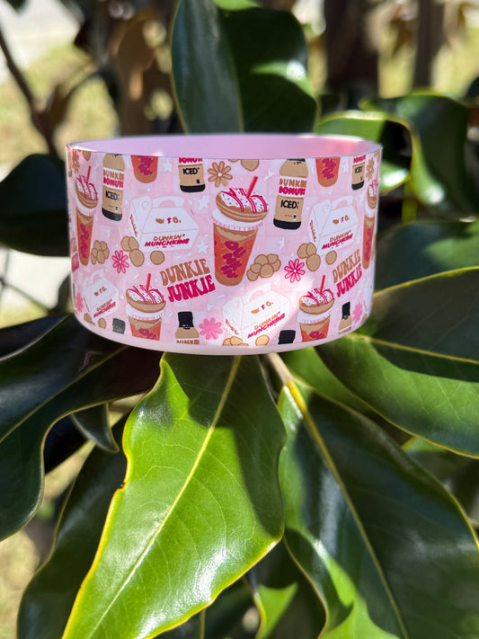 Silicone Tumbler Pink Coffee Lover Tumbler Boots
Description:
Add a splash of fun to your tumbler with these charming Pink Coffee Lover Tumbler Boots! Designed with adorable coffee cups, donuts, and all your café favorites, these boots are a stylish way