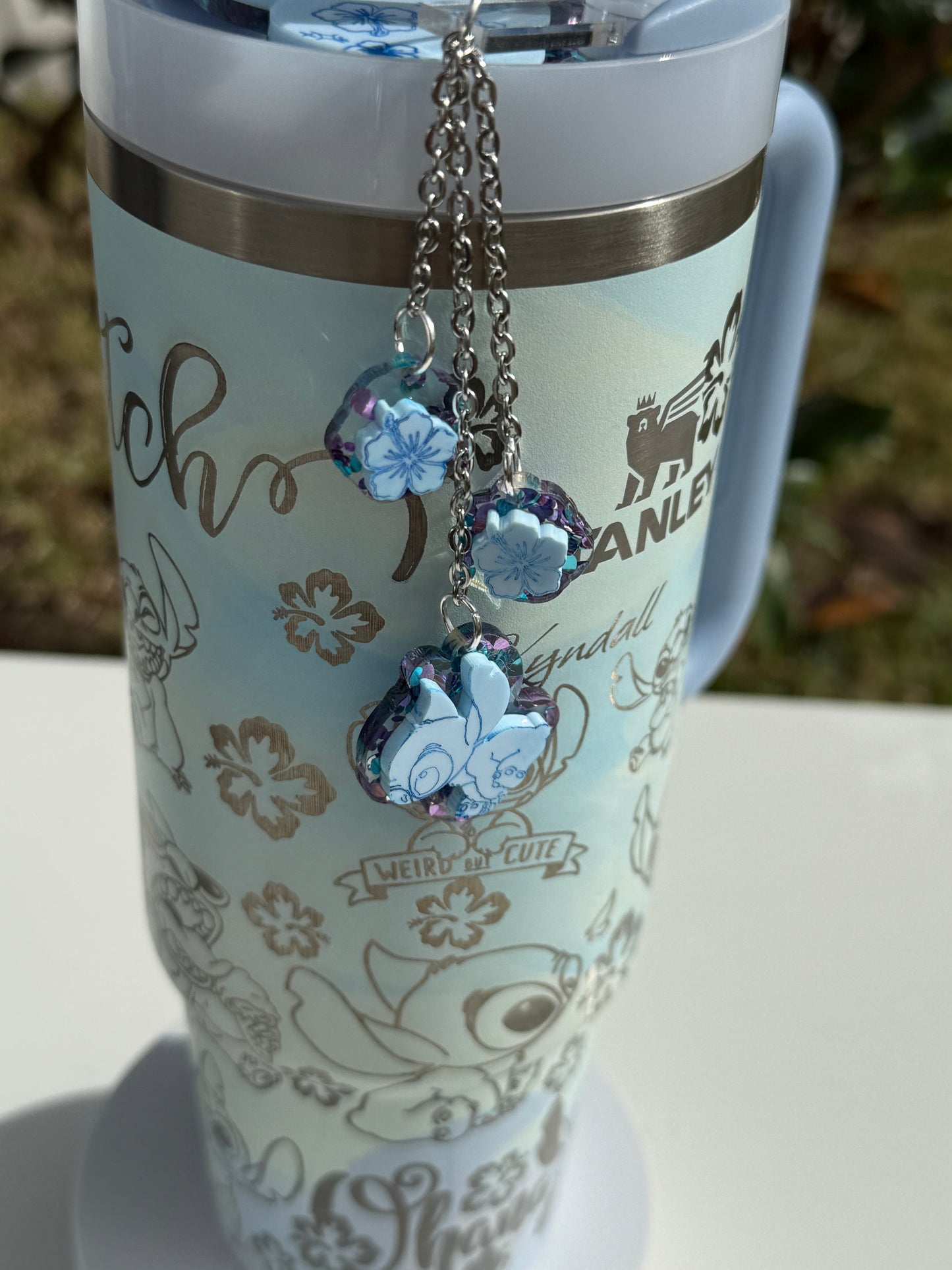 ✨ Bring the magic of  blue alien and Ohana to your tumbler!