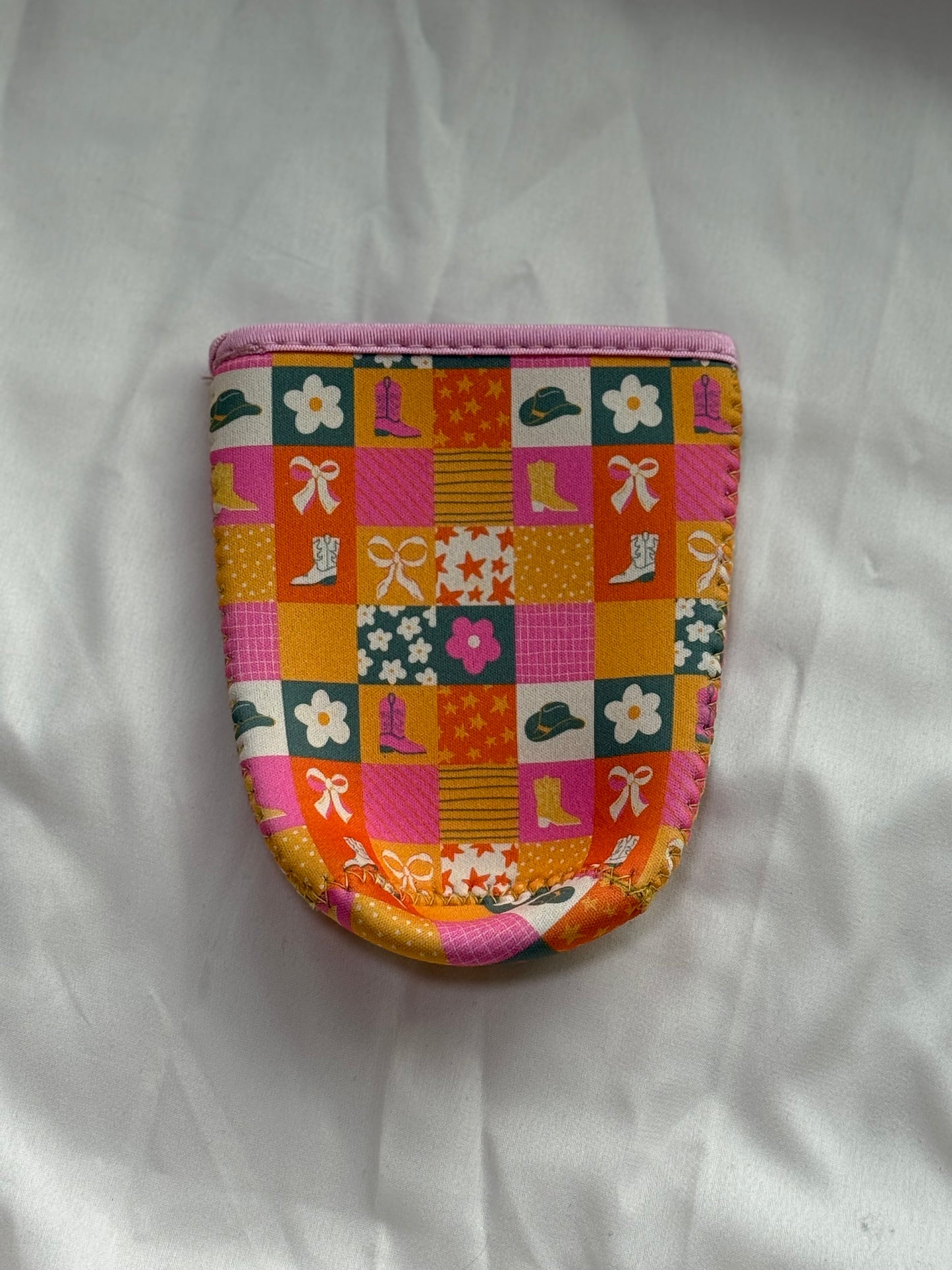 π€ Western Cowgirl Coffee Cozy β 16-18oz Reusable Sleeve for Hot & Iced Drinks