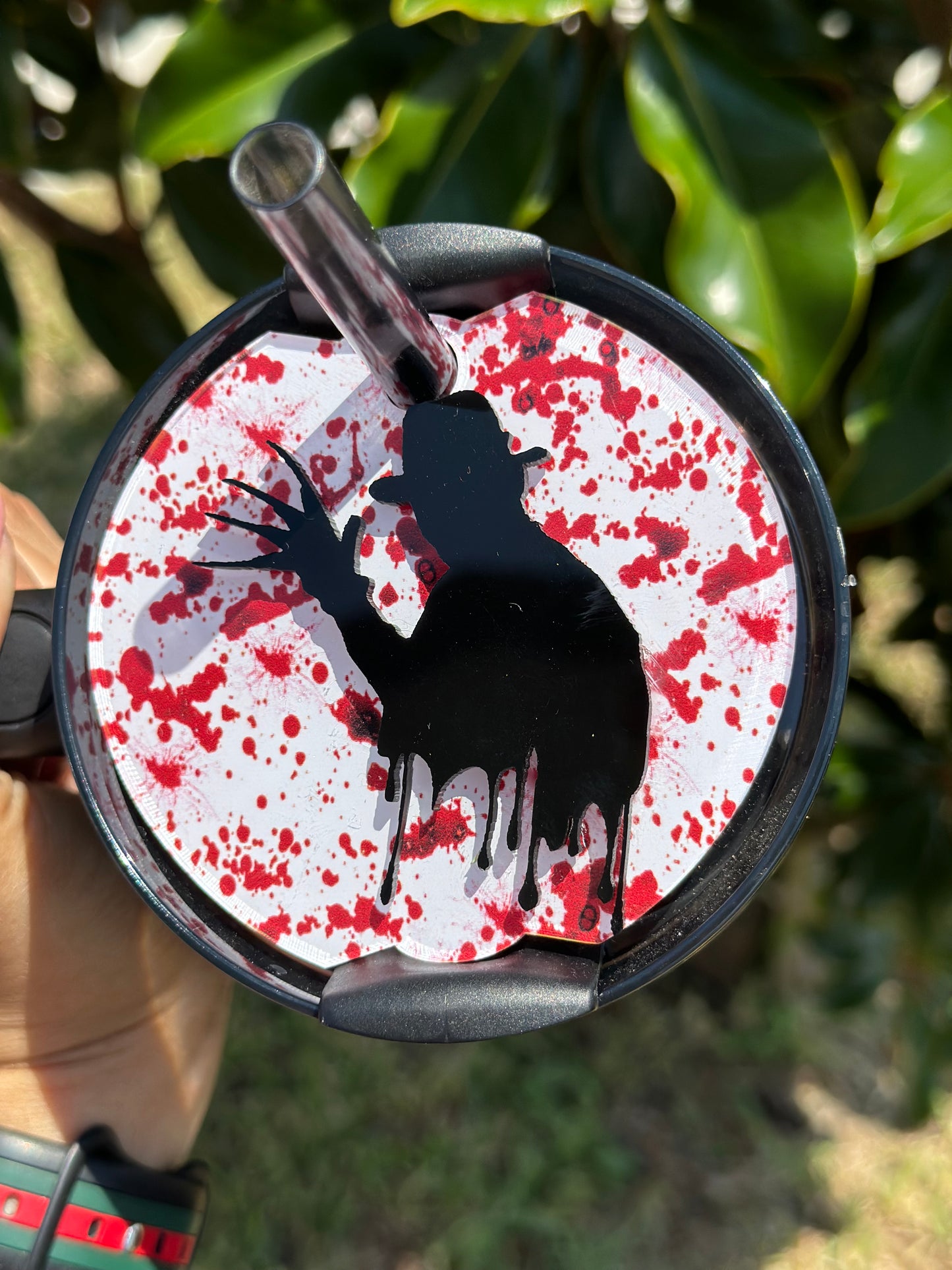Freddy Tumbler Topper Horror Movie inpso Tumblers Cup Accessories Halloween Tumbler Topper Tumbler Slasher Spooky Season