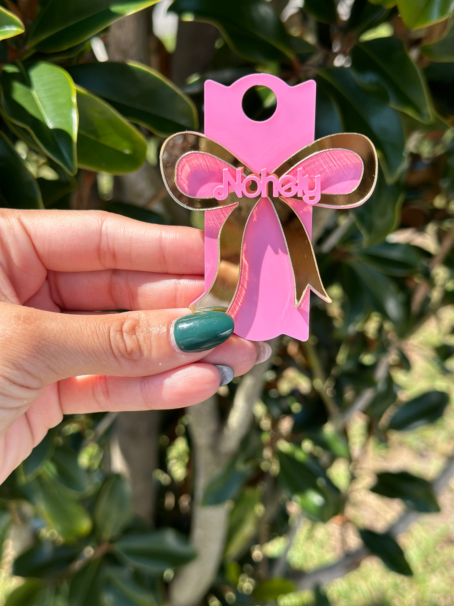 Peach and Cream Barbie |Stanley inspired Topper and Charm set