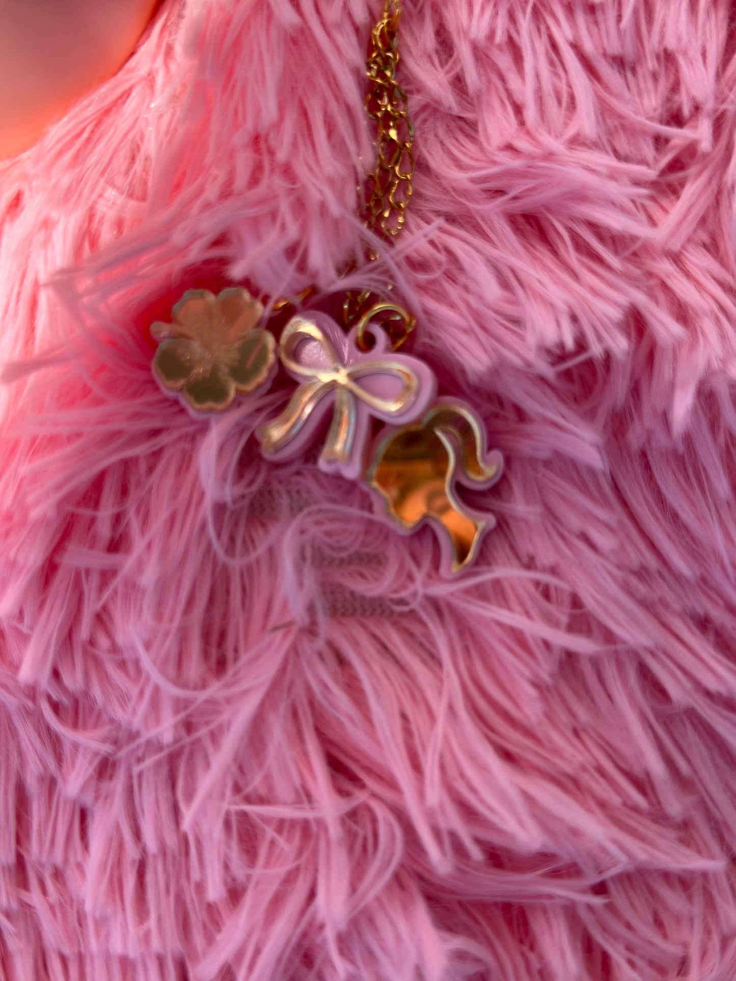 Peach and Cream Barbie |Stanley inspired Topper and Charm set