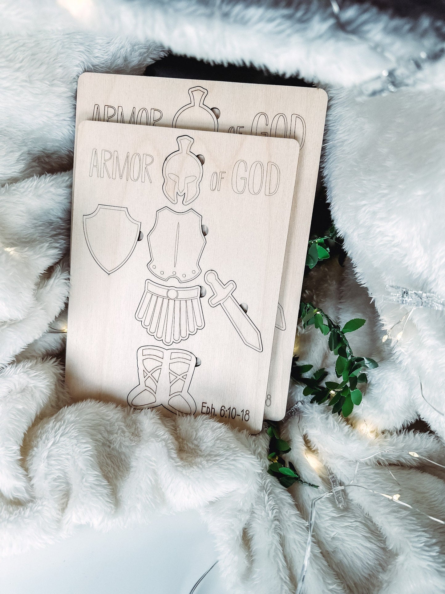 Armor of God Puzzle Wooden Bible Puzzle Ephesians 6 10 Wooden Puzzle Bible Learning toy sunday school activities montessori toys 2 year old