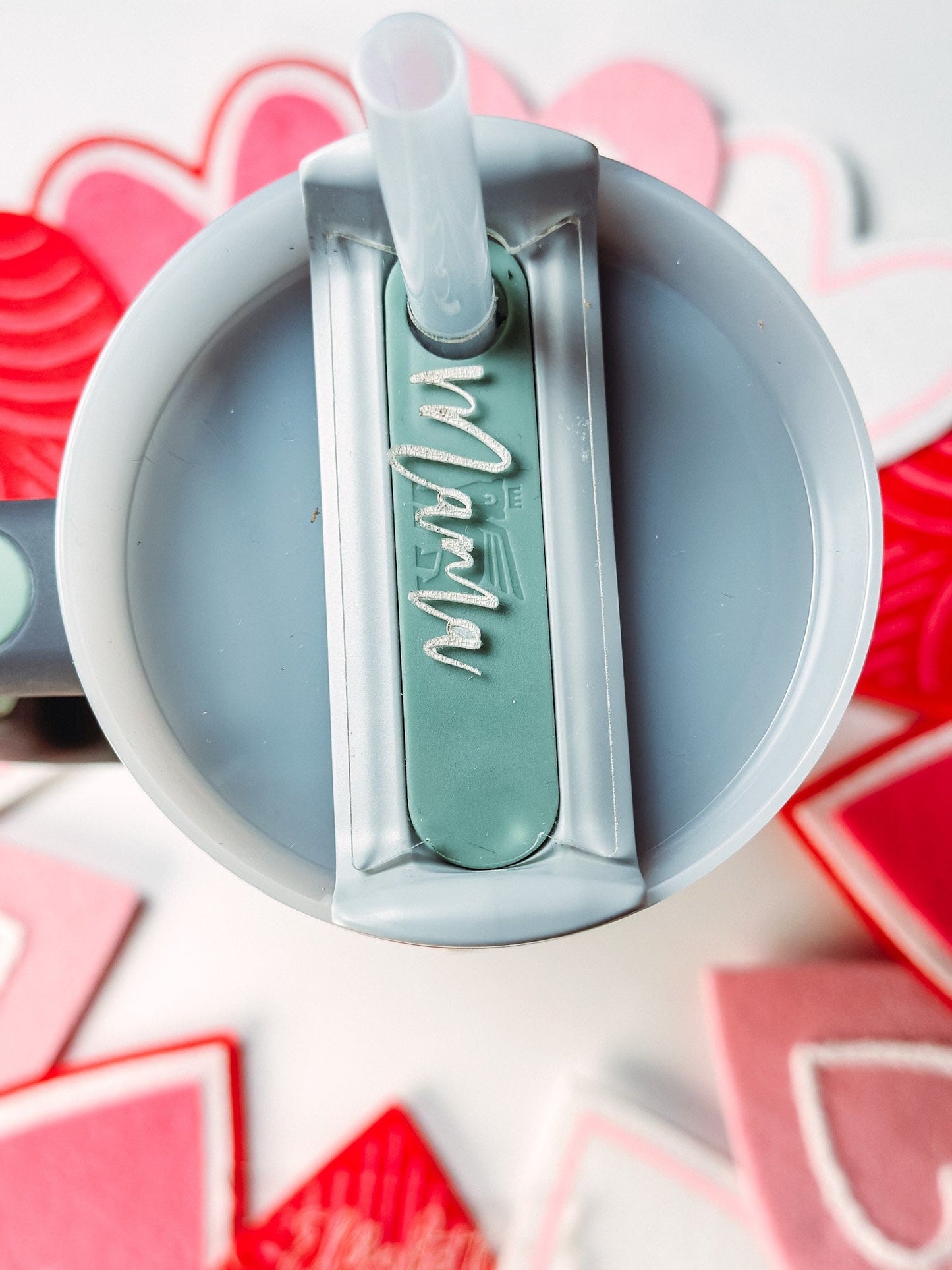 Personalized Tumbler Name Tag  40oz 30ozTumbler Personalized Name Tag Personalized name plate for tumbler lid Quencher H2.0 Tumbler Lid Tag