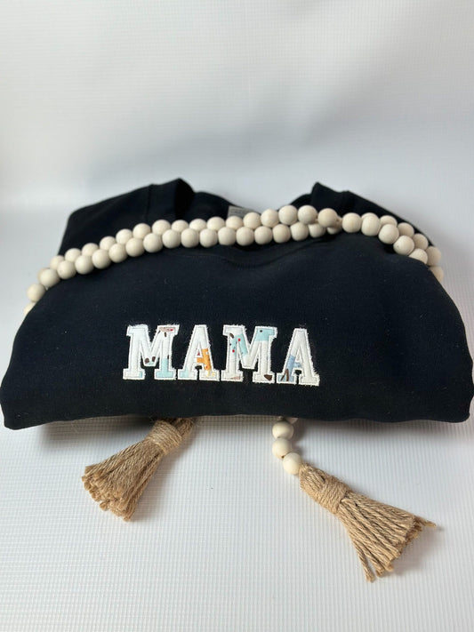 Mama Sweatshirt Custom Embroidered Sweatshirt Mother's Day Gift Custom Sweatshirt Crewneck Sweatshirt Gift for Mom Mom Sweatshirt Mom