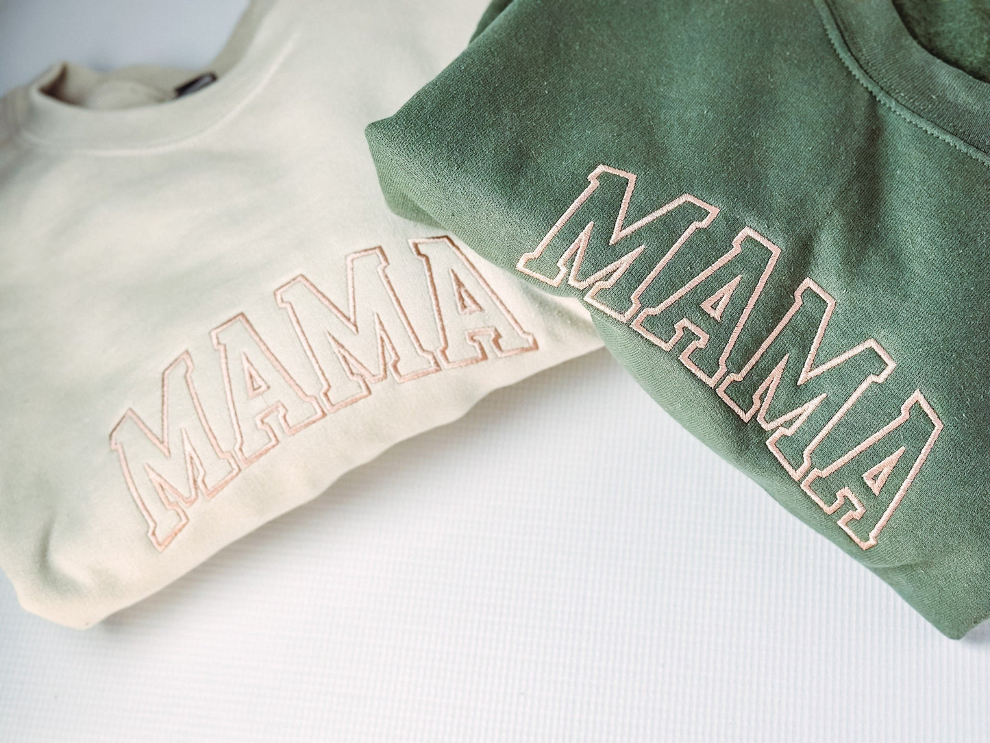 Embroidered Mama Sweatshirt Embroidered mama Crewneck Personalized Gifts Personalized Sweatshirt Trendy Crewnecks for Women Mom Gift for Her