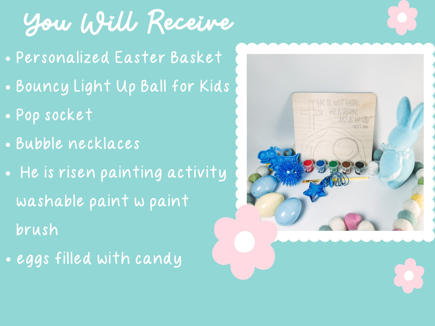 Easter basket Personalized Easter Baske filled Easter Basket embroidered Personalized easter basket gift for toddler Easter basket for kids