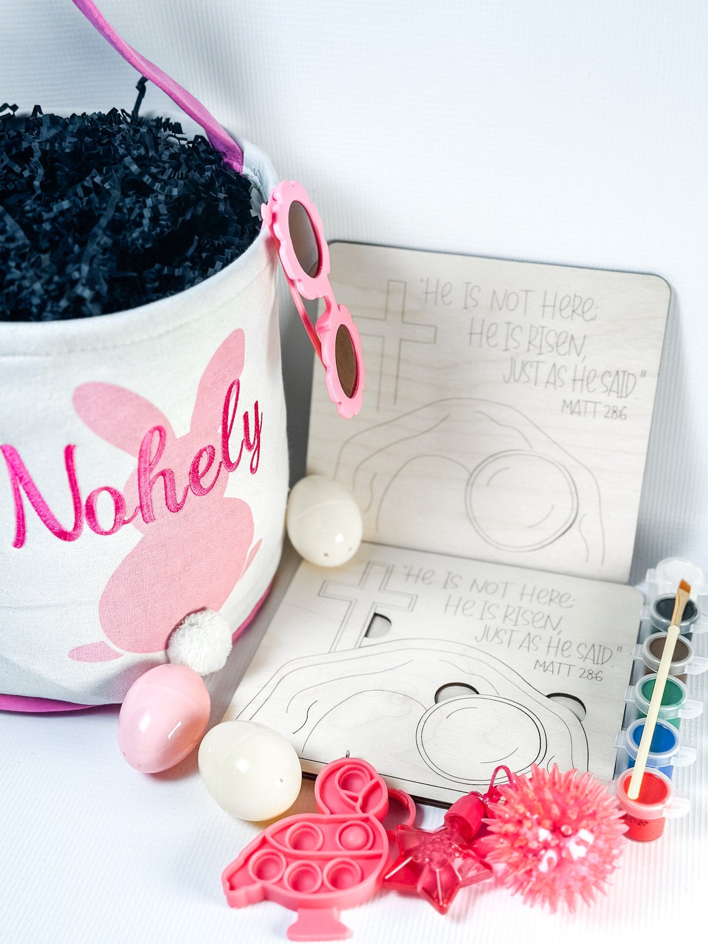 Easter basket Personalized Easter Baske filled Easter Basket embroidered Personalized easter basket gift for toddler Easter basket for kids