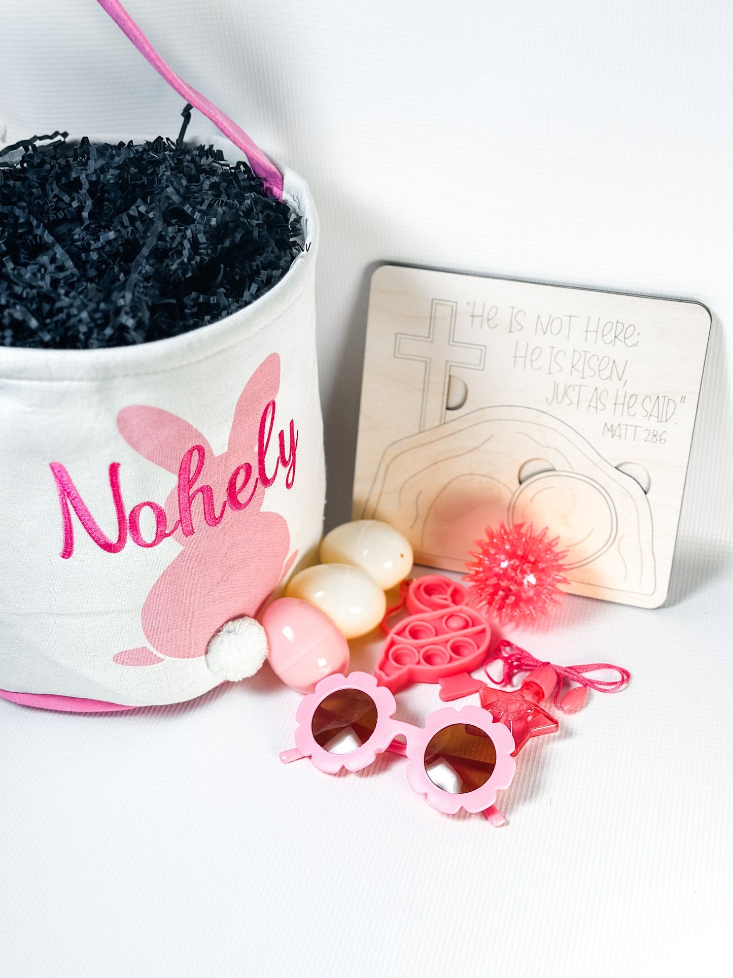 Easter basket Personalized Easter Baske filled Easter Basket embroidered Personalized easter basket gift for toddler Easter basket for kids