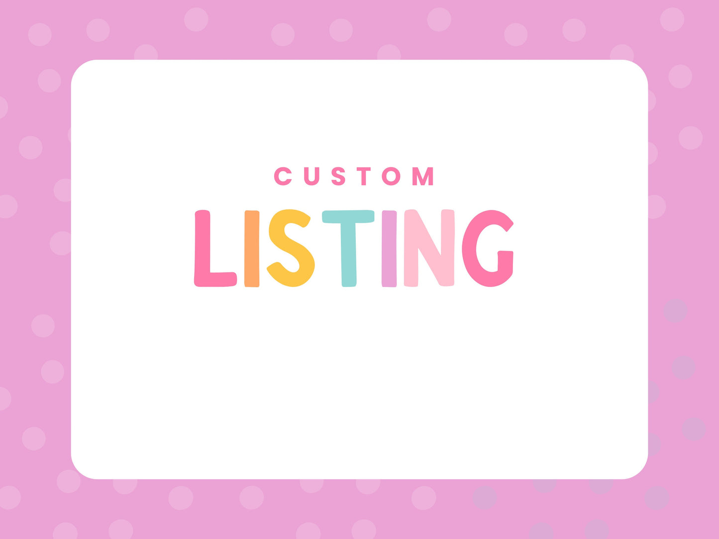 Custom Listing topper/straw charm/boot