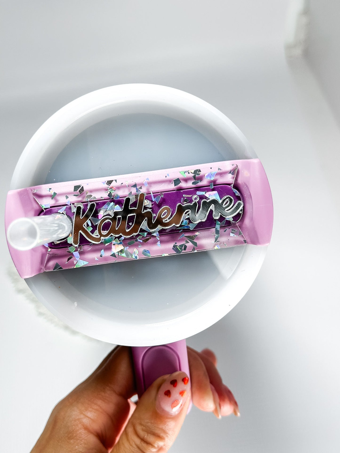 Stanley Quencher 2.0 Cup Name Plate 40oz Quencher H2.0 Tumbler  Custom ame Tag Personalized name plate for tumbler Custom Stanley Name Plate