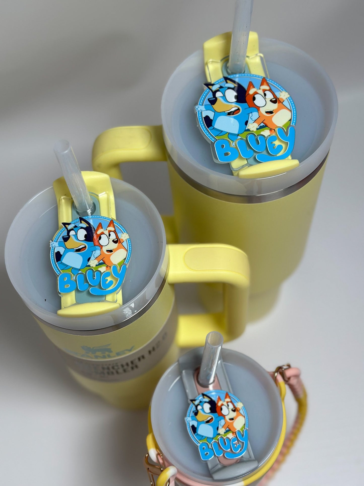 Blue Tumbler Name Plate Blue Dog Name Plate Personalized tumbler Bingo Tumbler Name Tag Tumbler Cup Accessories