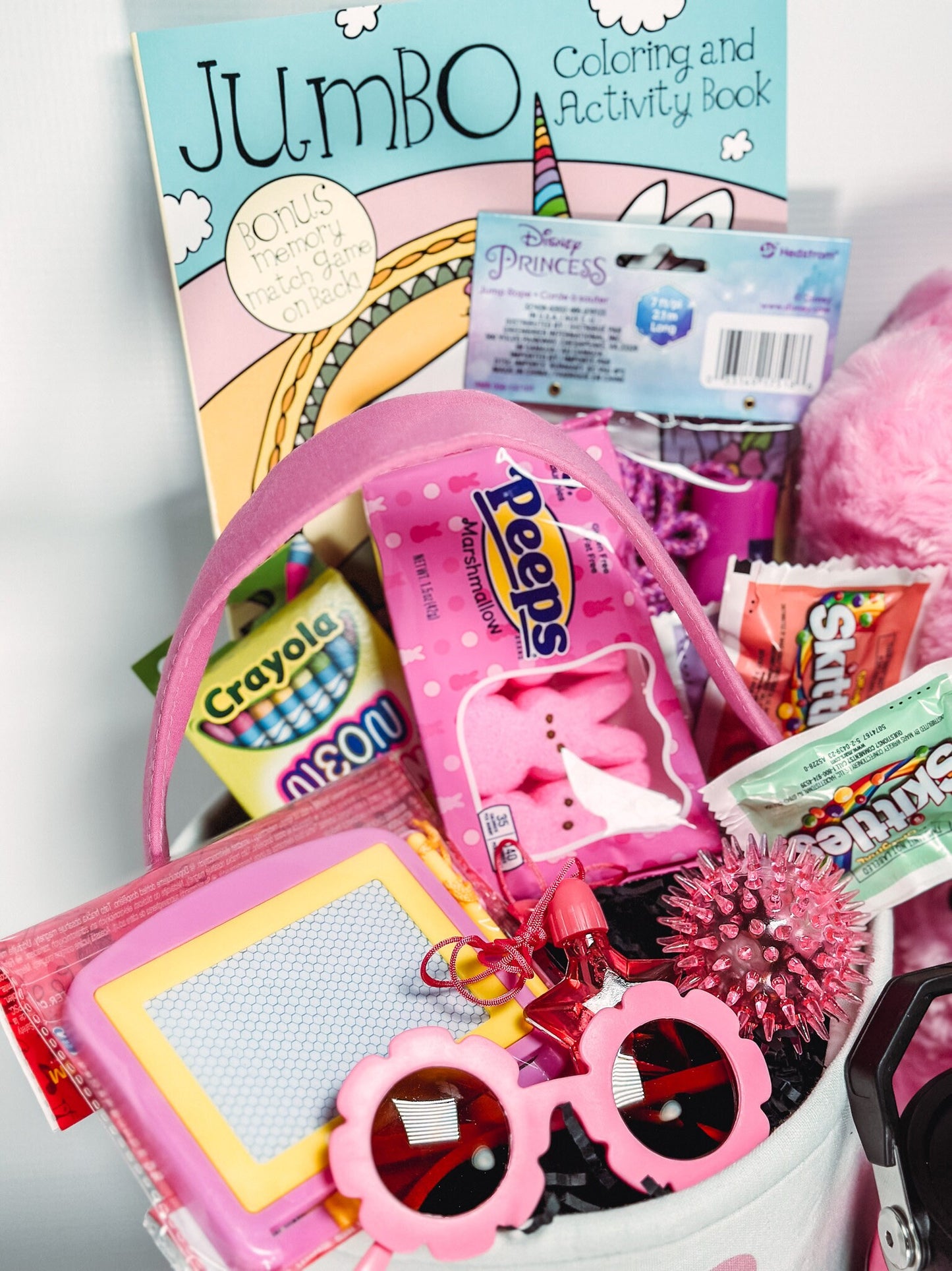 Personalized Easter basket Neon Pink Unreleased Eletric Pink Limited Edition Tumbler 30 oz Quencher Easter basket for kids Pre filled basket