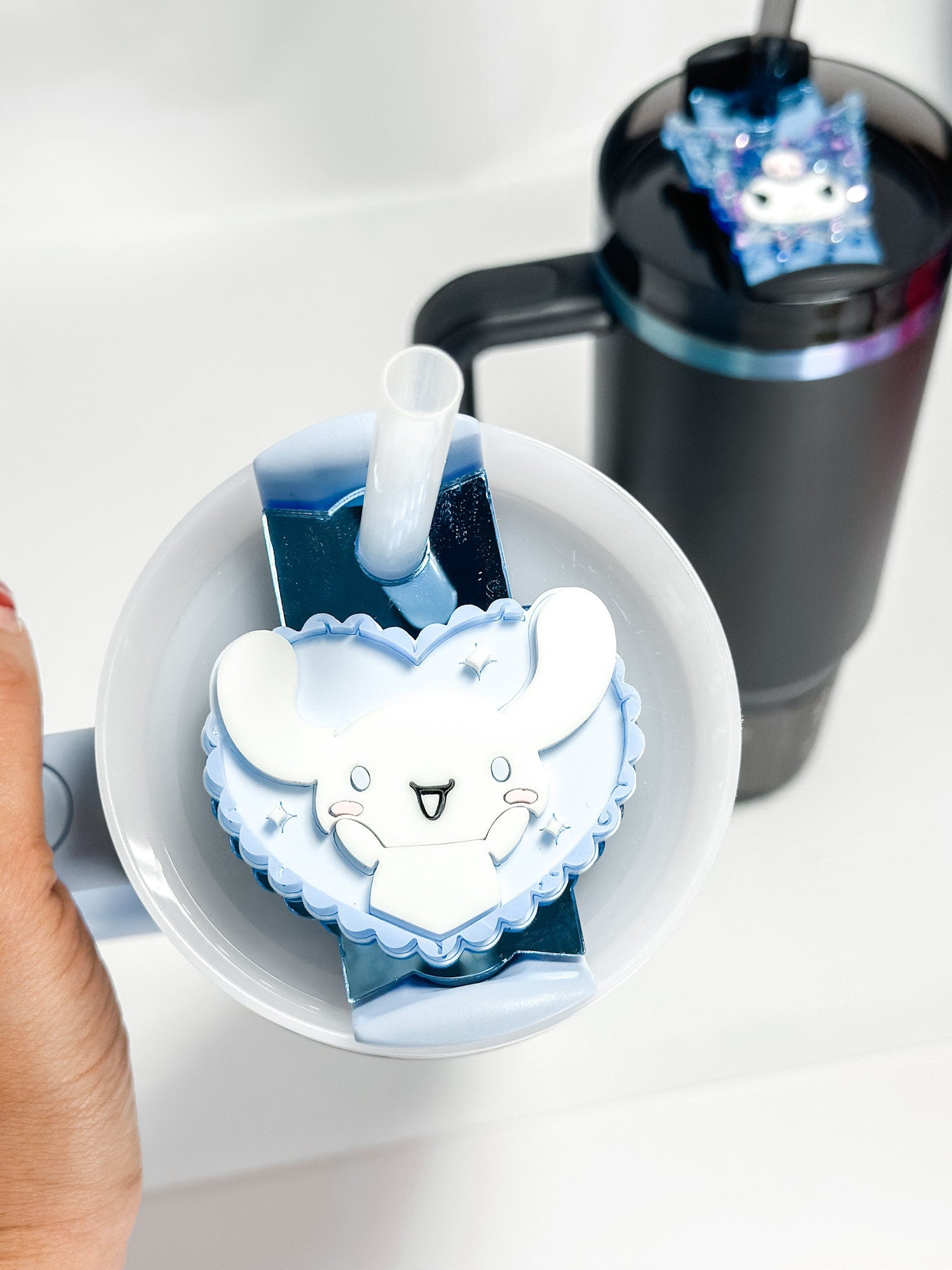 STANLEY 40oz クエンチャー　キティ Kawaii friend kitty Quencher H2.0 name tag plate Topper 40oz