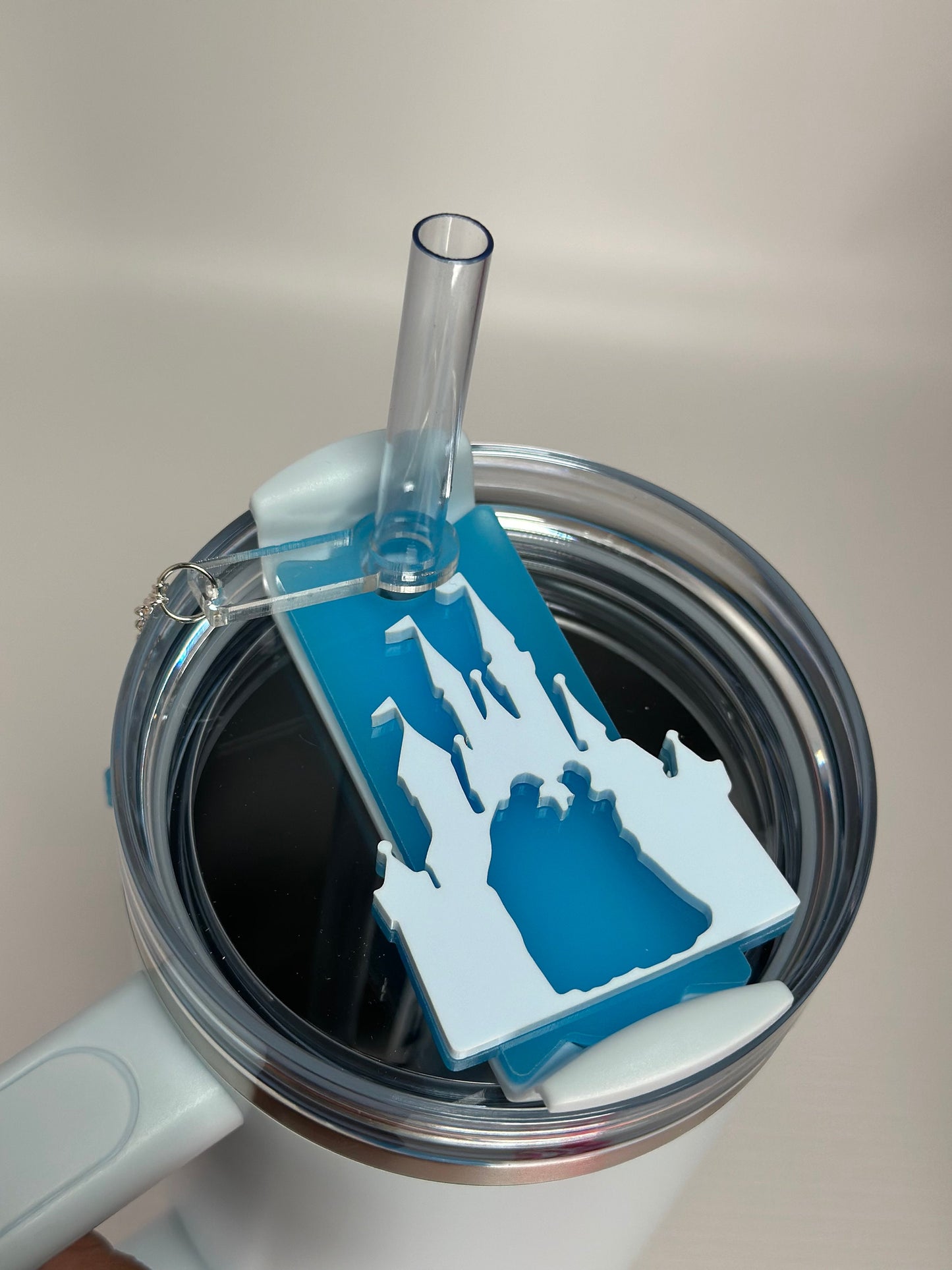 Princess Name Plate for Tumbler Custom Tumbler Topper tumbler Lids H2.0 Castle Prince Princess name tag Princess Tumbler Name Plate