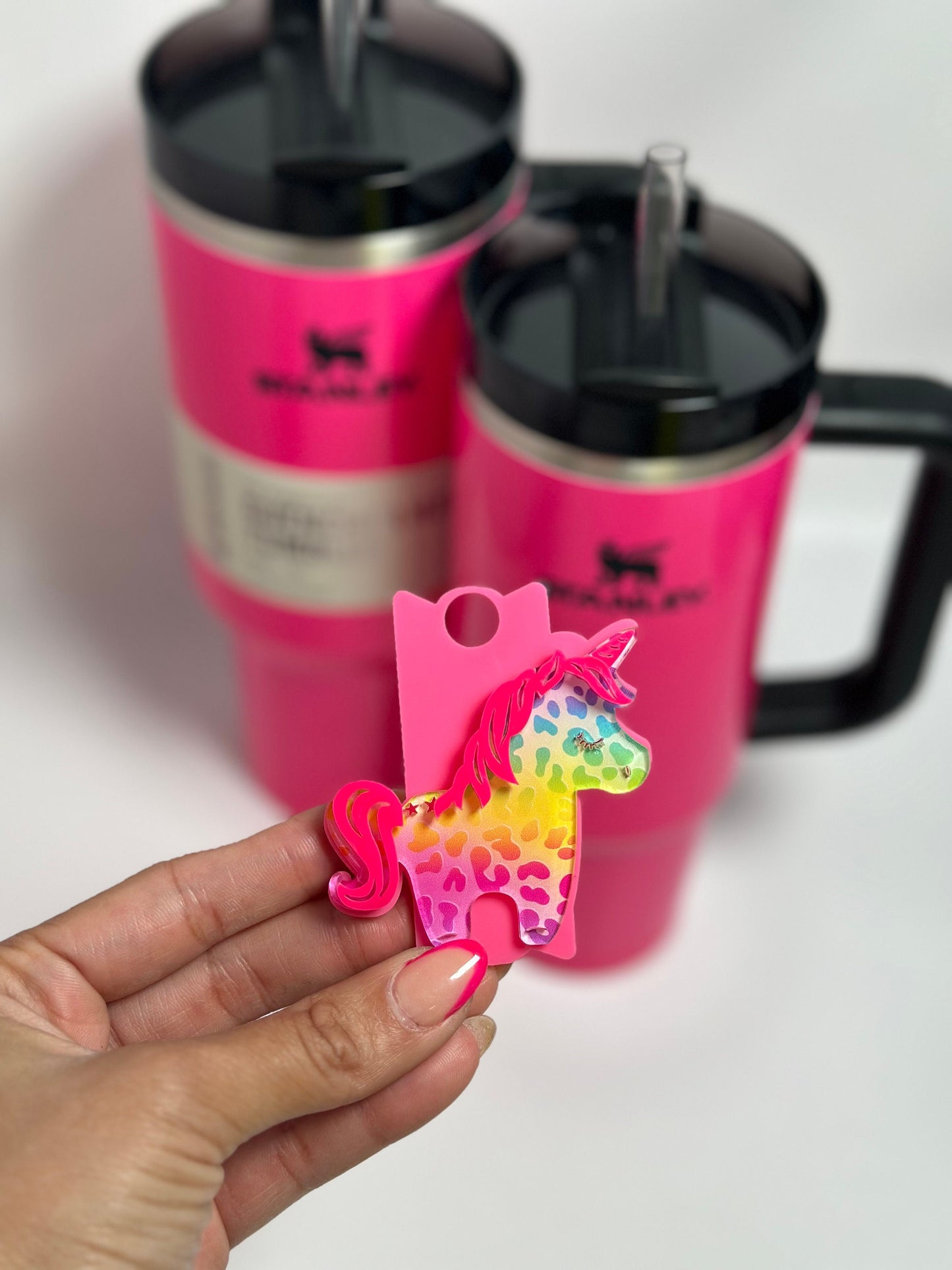 Unicorn Personalized Tumbler Name Plate Tumbler Name Tag For Tumbler Unicorn name Topper tumbler name tag Tumbler Accessories for gift mom