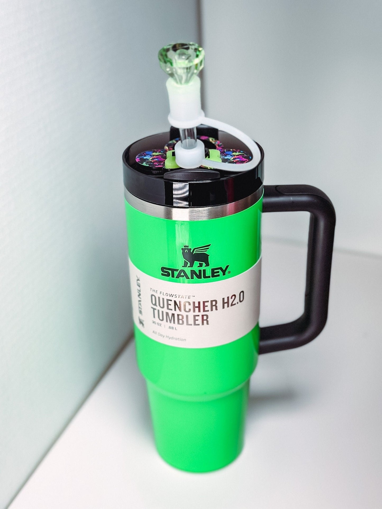 Straw Topper Cover Diamond Edition Topper Straw topper for tumbler 40oz silicone straw cap topper