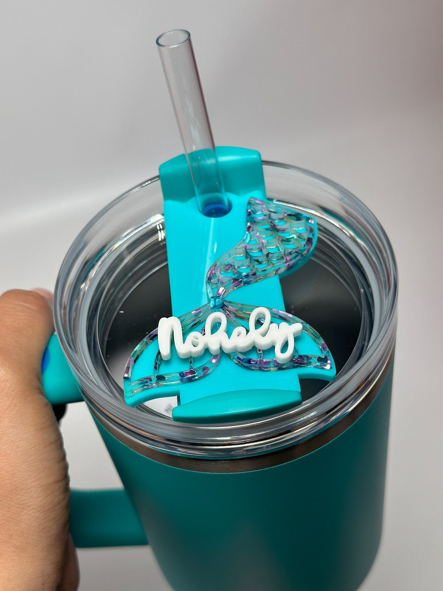 Personalized Tumbler Plate Mermaids Name Tag Accessory Custom Tumbler Name Tag Tumbler Topper Name Plates Mermaid Gift Women Gift for her