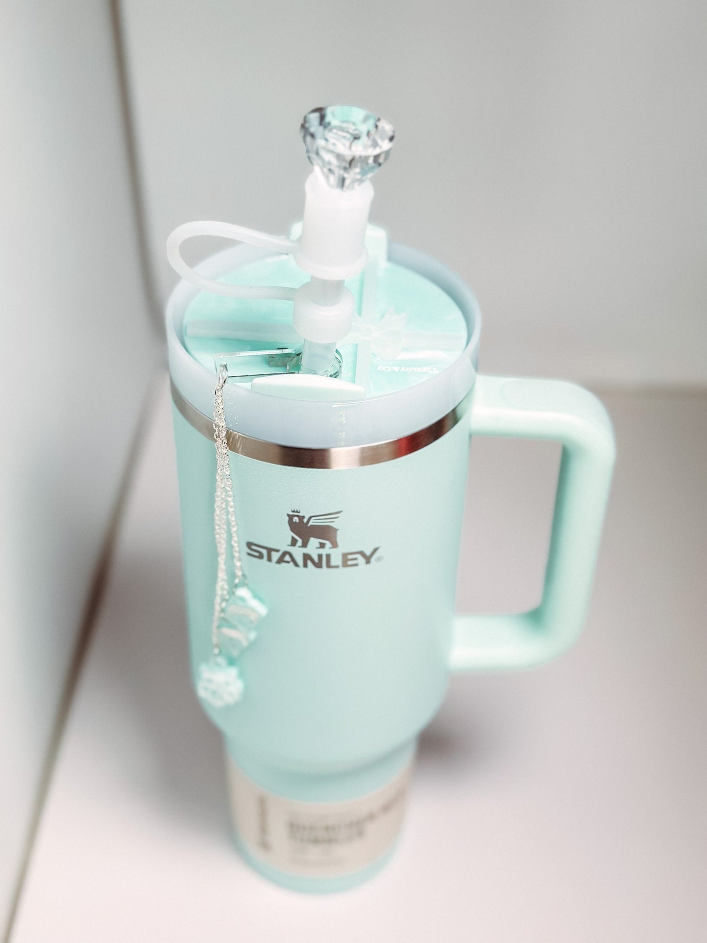 Straw Topper Cover Diamond Edition Topper Straw topper for tumbler 40oz silicone straw cap topper