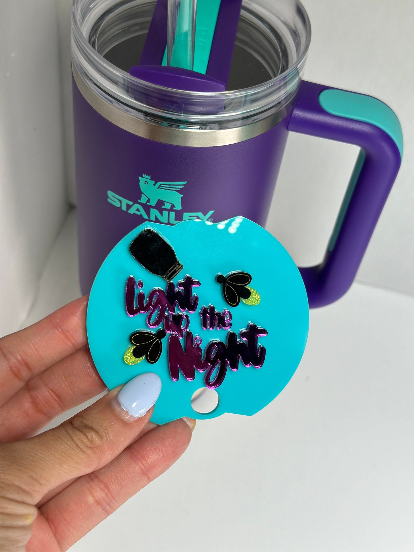 Summer Tumbler Topper tumbler Name Plate best day ever Name Tag tumbler name tag accessory name plate firefly topper summer stanley topper
