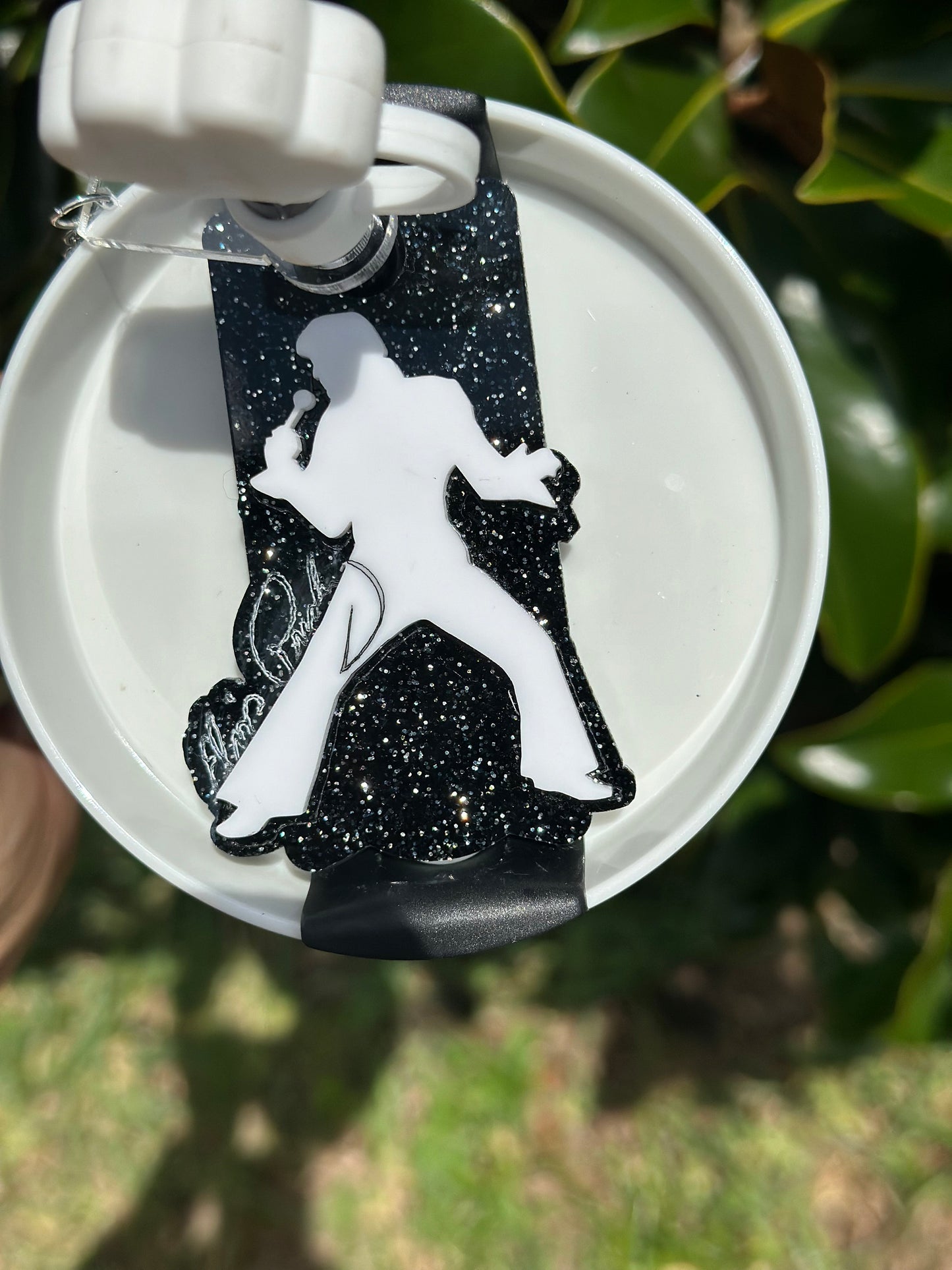The King of rock and roll name plate and charms set tumbler name plate Tumbler Stanley Name plate, tumbler cup topper tumbler Accessories