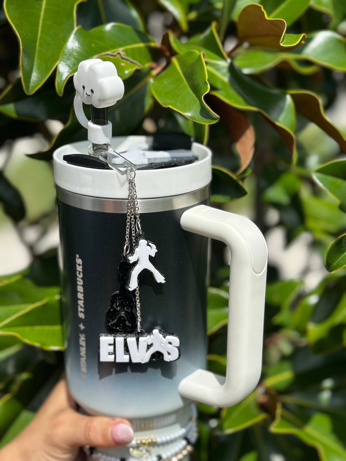 The King of rock and roll name plate and charms set tumbler name plate Tumbler Stanley Name plate, tumbler cup topper tumbler Accessories