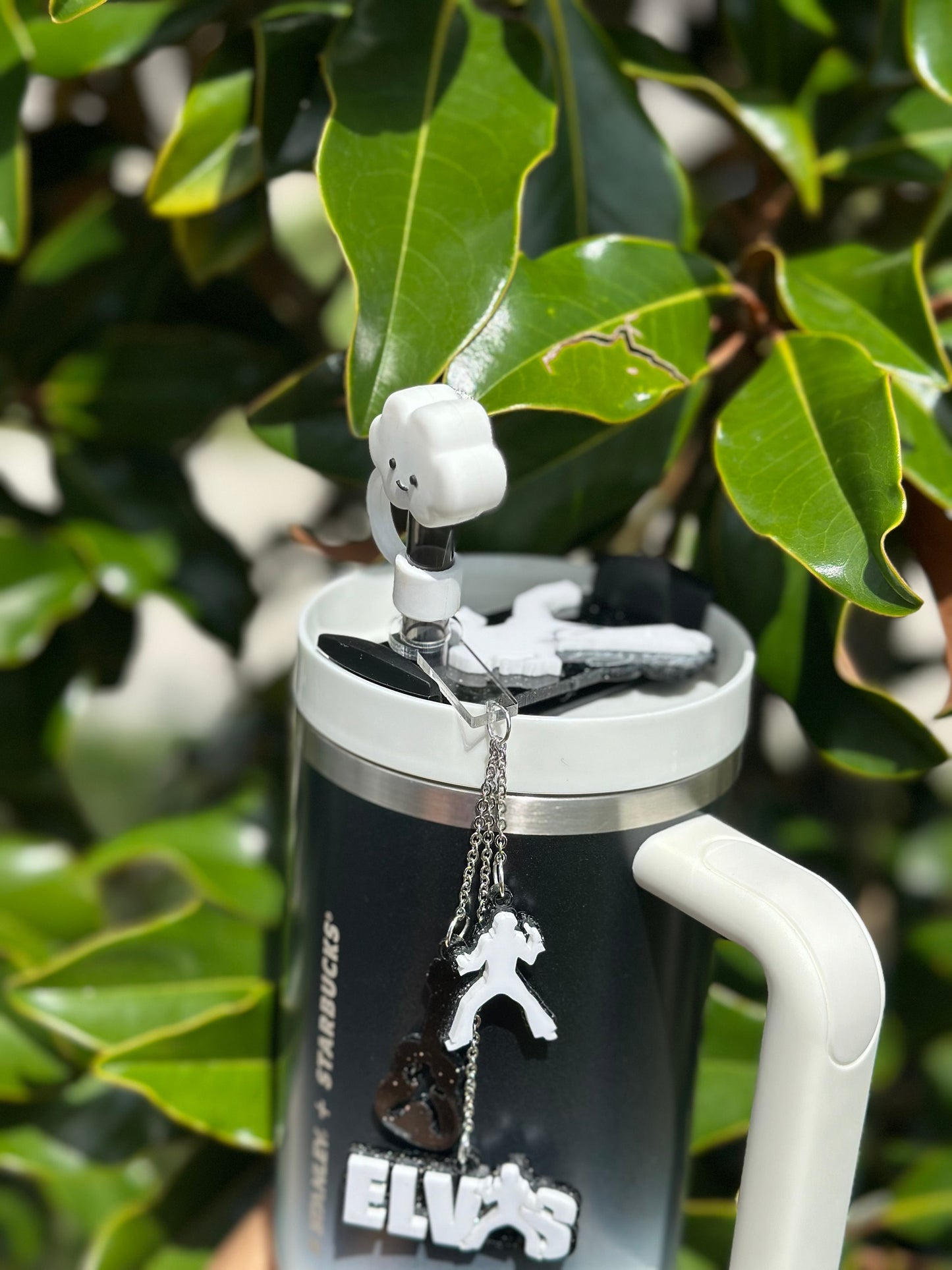 The King of rock and roll name plate and charms set tumbler name plate Tumbler Stanley Name plate, tumbler cup topper tumbler Accessories