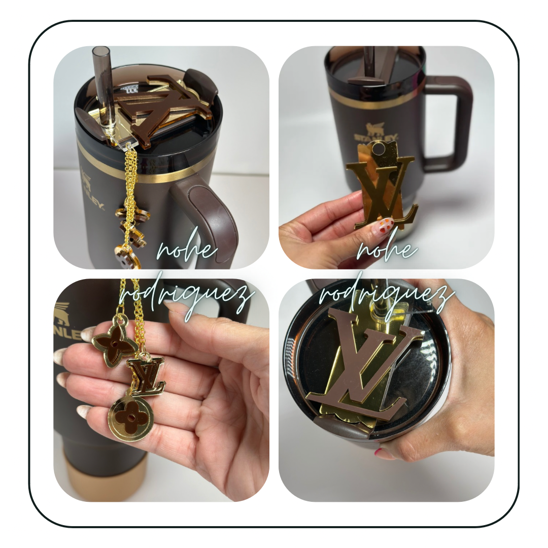 Luxury-Inspired Boot Tumbler Accessory Set