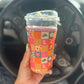 🤎 Western Cowgirl Coffee Cozy – 16-18oz Reusable Sleeve for Hot & Iced Drinks