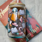 Small Town Cowboy Romance Glass Cup – 16oz Booktrope Can Glass with Bamboo Lid + Straw