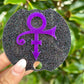 Purple & black  Love symbol name plate and charms set tumbler name plate Tumbler Stanley Name plate, tumbler cup topper tumbler  Accessories
