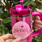 Come on let's Party Girly Personalized Name plate Tumbler