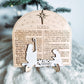 Luke 2 Scripture Christmas Ornament Shelf Sitter Wooden Nativity Home Decor Easel Handmade Wooden Nativity Luke 2 Home decor Christian Gift