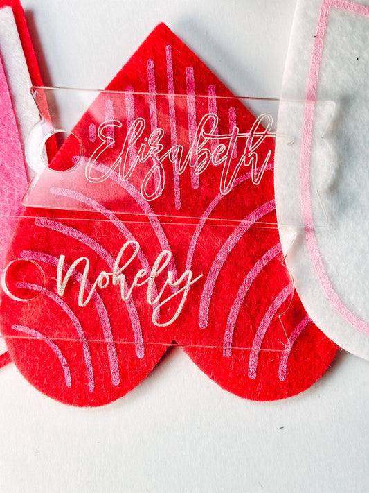 Personalized Tumbler Name Tag  40oz 30ozTumbler Personalized Name Tag Personalized name plate for tumbler lid Quencher H2.0 Tumbler Lid Tag