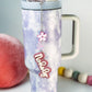 Tumbler straw Charm personalizatio Tumbler Accessory Acrylic Charm Magical Castle tumbler topper Straw Charm for tumbler Gift for mom