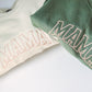 Embroidered Mama Sweatshirt Embroidered mama Crewneck Personalized Gifts Personalized Sweatshirt Trendy Crewnecks for Women Mom Gift for Her
