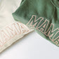 Embroidered Mama Sweatshirt Embroidered mama Crewneck Personalized Gifts Personalized Sweatshirt Trendy Crewnecks for Women Mom Gift for Her