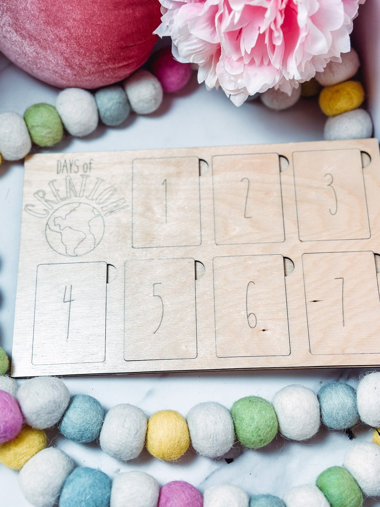 Christian montessori Creation Puzzle Wooden Puzzle Kids Christian puzzle Homeschool Learning 1st birthday gift Easter Gift Christian Toys