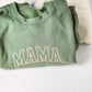 Embroidered Mama Sweatshirt Embroidered mama Crewneck Personalized Gifts Personalized Sweatshirt Trendy Crewnecks for Women Mom Gift for Her