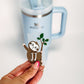 Personalized Name Plate for Tumbler Custom Tumbler Topper tumbler 30oz 40oz Lids H2.0 Cute Sloth Tumbler Name Plate Sloth Name Plate