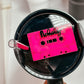 Personalized Name Plate for Tumbler Custom Tumbler Topper tumbler 30oz 40oz Lids H2.0  Cassette name topper Neon Tumbler Name Plate