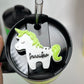 Unicorn Personalized Tumbler Name Plate Tumbler Name Tag For Tumbler Unicorn name Topper tumbler name tag Tumbler Accessories for gift mom