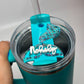 Personalized Tumbler Plate Mermaids Name Tag  Accessory Custom Tumbler Name Tag Tumbler Topper Name Plates Mermaid Gift Women Gift for her