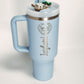 Personalized Engraving On tumbler  Cup Quencher Tumbler 20oz 30oz 40oz Custom Text Name Laser Engraved 40 oz tumbler gift set for mom
