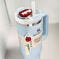 Teacher tumbler Topper Pencil Tumbler Teacher Name Plate Pencil Tumbler Name Tag Cup Accessories  Teacher Gift  Teacher Appreciation Charms