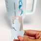 Personalized Name Plate for Tumbler Custom Tumbler Topper tumbler Lids H2.0 Princess name tag Castle Tumbler Name Plate gift for her