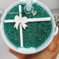 Breakfast Blue  bow topper Tumbler Name Tag H2.0 Tumbler Topper Tumbler custom Tumbler Tag Topper Teal bow  White Bow Topper  bow accessories