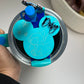 Personalized Name Plate for Tumbler Custom Tumbler Topper tumbler 30oz 40oz Lids H2.0 Alien Blue  name tag Blue Alien Tumbler Name Plate
