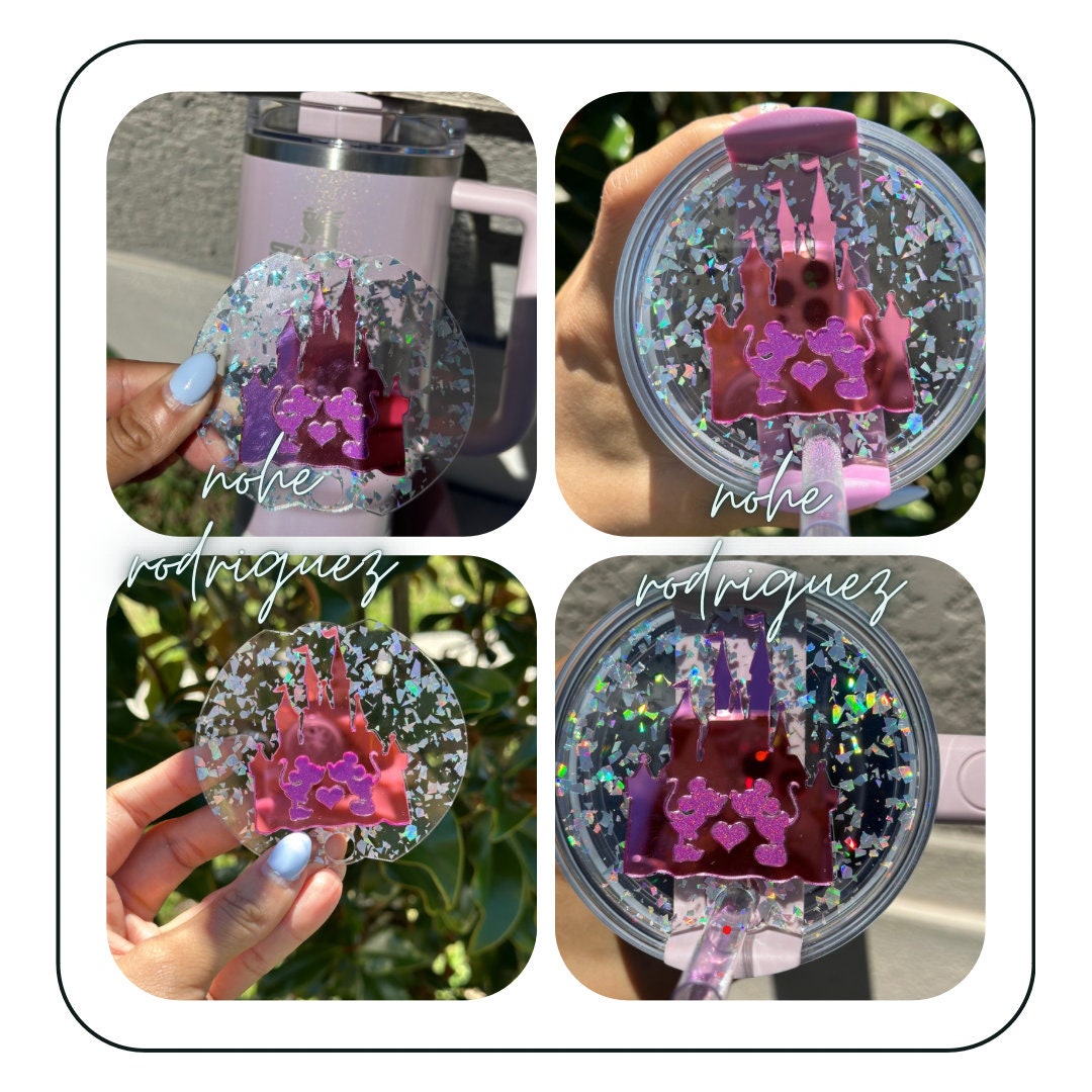 Mystical Butterfly Name Plate Topper Enchanting Acrylic Tumbler Accessory Personalized name plate set Unique Butterfly Design straw charms