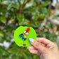 Tropical Chicken Tumbler Topper Tropical chicken Tag Personalized cute chicken Topper Tumbler Name tag Topper Personalized Tumbler Accessory
